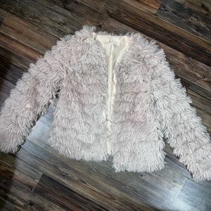 Small shag jacket worn once